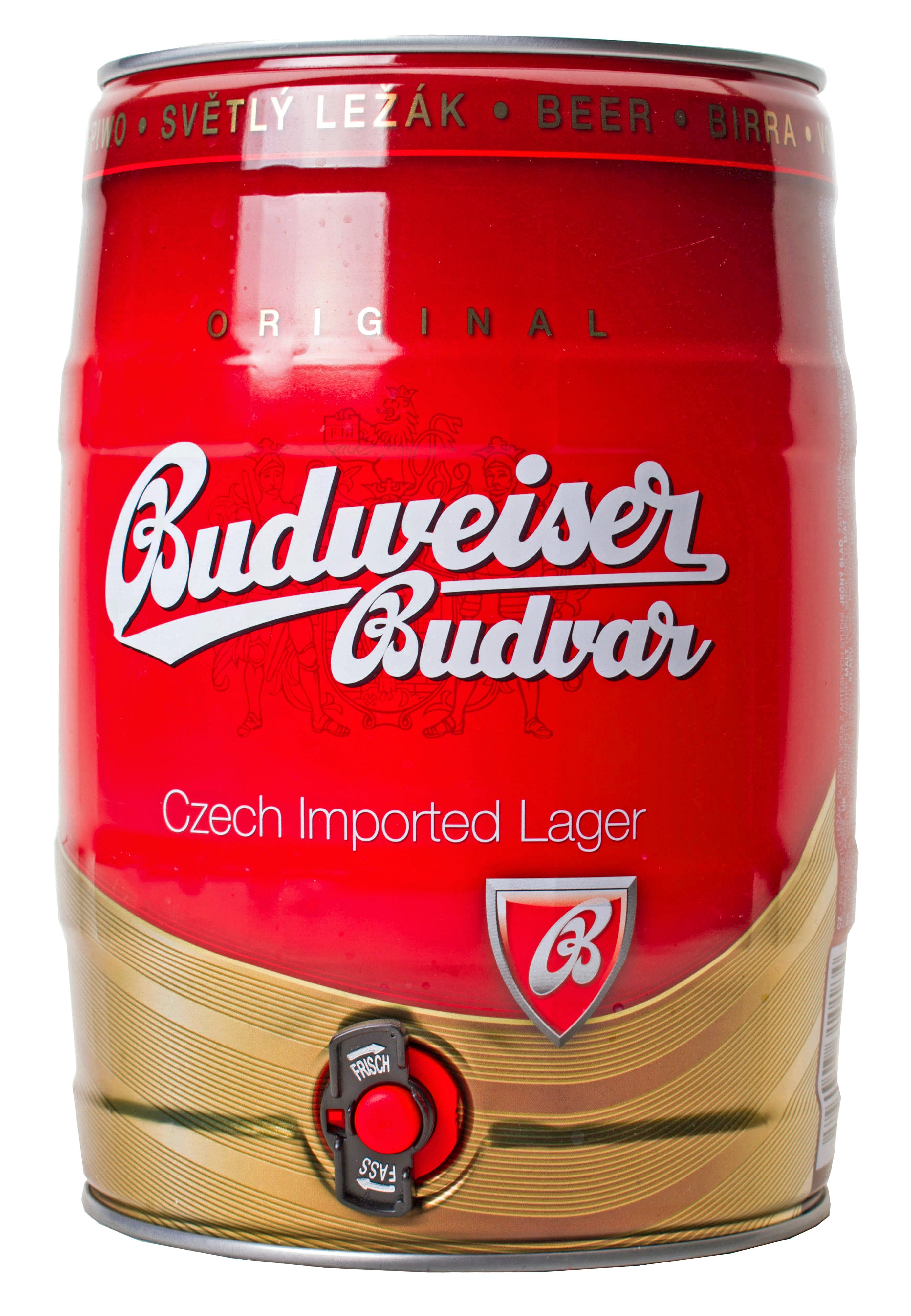 Пиво Budweiser Budvar светлое пастеризованное 5% 5л купить онлайн с ...