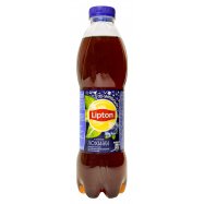 Напиток Lipton Чай черный вкус голубики безалког н/г 1л - Фото