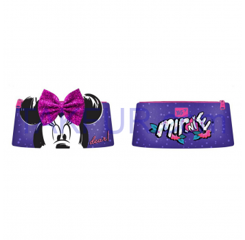 Пенал мягкий YES  Minnie Mouse, фиолетовый - Фото