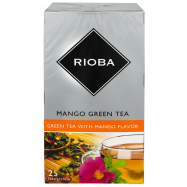 Чай Rioba Mango Green китайский байховый мелкий 2г*25шт 50г - Фото