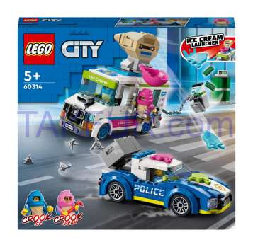 Конструктор Lego Ice Cream Truck Police Chase №60314 1шт - Фото
