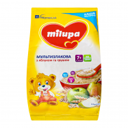 Каша молочная Milupa мультизлаковая с яблоком и грушей 210г - Фото