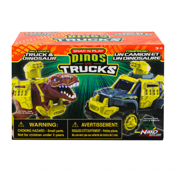 Набор игрушечный Road Rippers Dinos vs Trucks №20072 1шт - Фото