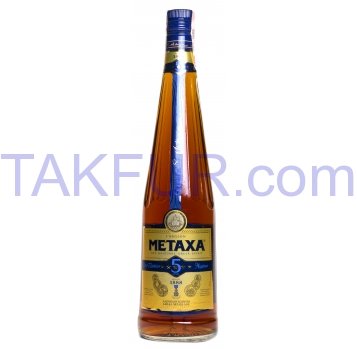 Напиток Metaxa алкогольный 5 звезд 38% 1л - Фото
