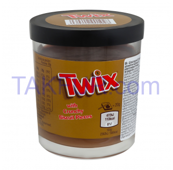 Спред Twix шоколадный с ароматом карамели 200г - Фото
