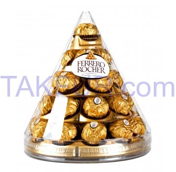 Конфеты Ferrero Rоcher хрустящие вафельные 350г - Фото