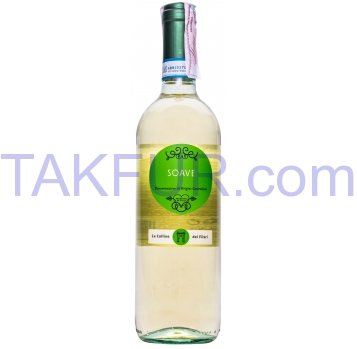 Вино Le Colline dei Filari Soave белое сухое 12% 0,75л - Фото