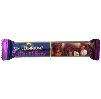 Шоколад Millennium Fruits&Nuts молочный клюква 50г - Фото