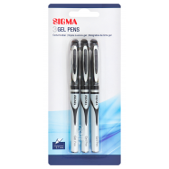 SIGMA РУЧКИ ГЕЛЕВ.  3ШТ. : ЧОРН - Фото