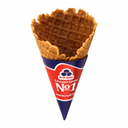 Рожок вафельный Рудь Ванильный 130мм мини-конус 13г - Фото