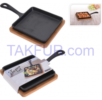 Сковорідка для запікання на підставці 240X140X34мм - Фото
