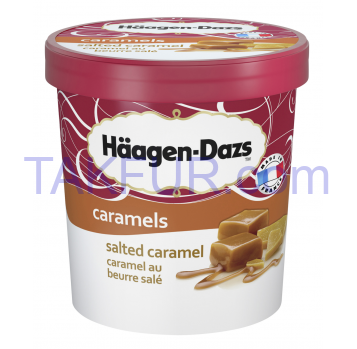 Haagen-Dazs мороженное с соленой карамелью 400г - Фото
