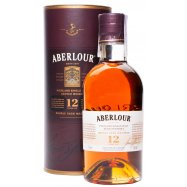 Виски Aberlour шотландский 12 лет выдержки 40% 0,7л тубус - Фото