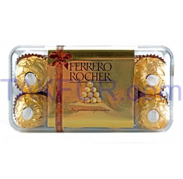 Конфеты Ferrero Rоcher хрустящие вафельные 200г - Фото