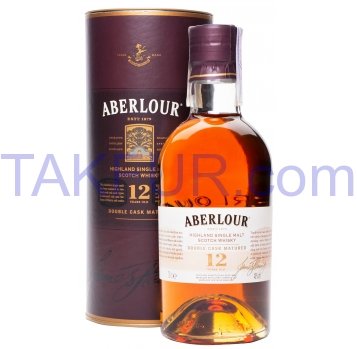 Виски Aberlour шотландский 12 лет выдержки 40% 0,7л тубус - Фото