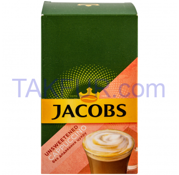 Напиток кофейный Jacobs Unsweetened Cappuccino 10*14г/уп - Фото