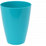 Набір стаканів 4 штуки 75X100мм - Фото