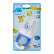 Ниблер Lindo №LI815 для детей силиконовый с колпачком 1шт - Фото