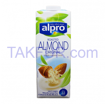 Напиток миндальный Alpro обогащенный кальцием и витамином 1л - Фото