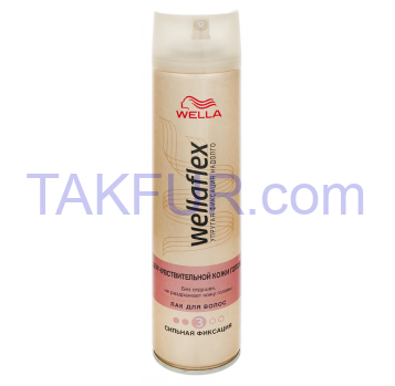 Лак для волос Wellaflex Без Запаха сильн фикс 250мл - Фото