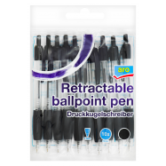 Ручка шариковая Aro черная 10шт/уп - Фото