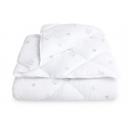 Одеяло микрофибровая с добавлением аналога пуха 200 * 210 см - Фото