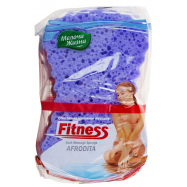 Губка Мелочи Жизни Fitness Afrodita банная массажная 2шт - Фото
