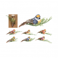 Декоративна фігура на кліпсі у формі пташки 180X70X50 мм - Фото