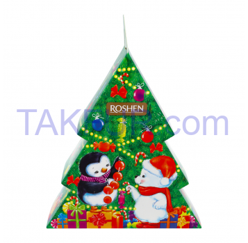 Набор подарочный Roshen Новогодняя елка №6 384г - Фото