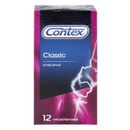 Презервативы Contex Classic латексные с силикон смазкой 12шт - Фото