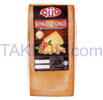 Сыр Mlekovita Sokole Oko твердый сычужный 26% весовой - Фото