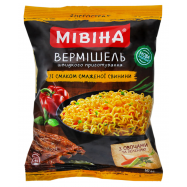 Вермішель Мівіна швид приг зі смак смаж свинини негостра 60г - Фото