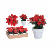 Штучні квіти у горщику 7X7X16 см - Фото