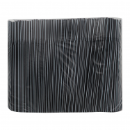 Соломка 4HoReCa гофрированная черно-белая 21см Ø4.8мм 1000шт - Фото