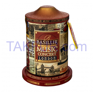 Чай Basilur Лондон Музыкальная шкатулка черный 100г - Фото