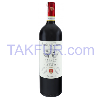 Вино Poggio al Casone Chianti красное сухое 12.5% 0.75л - Фото