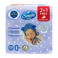 SMILE  ВОЛ.СЕРВ BABY 3Х100 ШТ - Фото