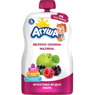 АГУША ПЮРЕ 90ГР : ЯБЛ/ОЖ/МАЛ - Фото