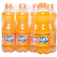 Напиток Fanta с апельсиновым соком сильногазированый 500мл