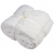 TH ПЛЕД ПУХНАСТИЙ 200Х220СМ : КРЕМ - Фото