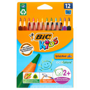 Карандаши цветные BIC Kids Evolution Triangle 12шт/уп - Фото