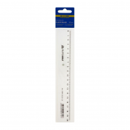 BUROMAX ЛІНІЙКА ПЛАСТ 20СМ - Фото