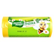 Пакети для сміття Мелочи Жизни Бджілка 35л 50шт - Фото