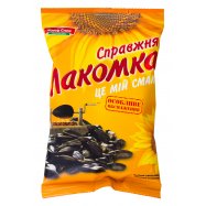 Семена подсолнечника Лідер Снек Лакомка жарен несолен 120г - Фото