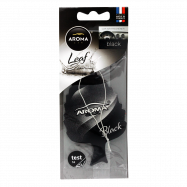 AROMA CAR АРОМАТИЗАТОР LEAF : ЧОРНИЙ - Фото