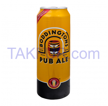 Пиво Boddingtons Pub ale светлое пастеризованное 4.6% 0.5л - Фото