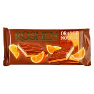 Шоколад Roshen Orange Nougat молочный с апельсин нугой 90г - Фото
