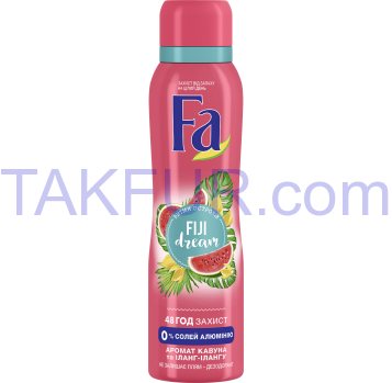 Дезодорант Fa Fiji Dream аромат арбуза и иланг-иланга 150мл - Фото
