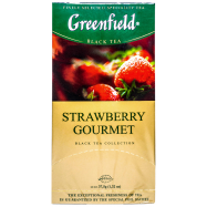 Чай Greenfield Strawberry gourmet черн байхов 15г*25шт 375г - Фото