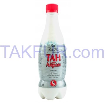 Напиток кисломолочный Новел Айран Тан газированный 1% 500г - Фото